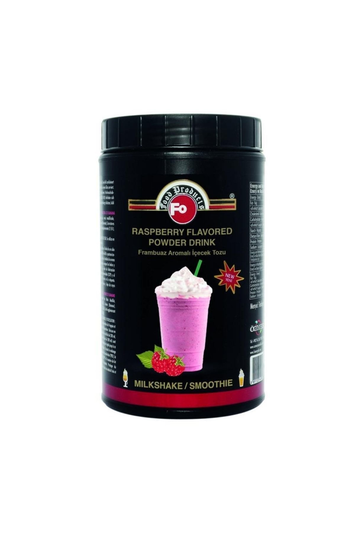 Milkshake Frambuaz Aromalı Içeçek Tozu 1 Kg