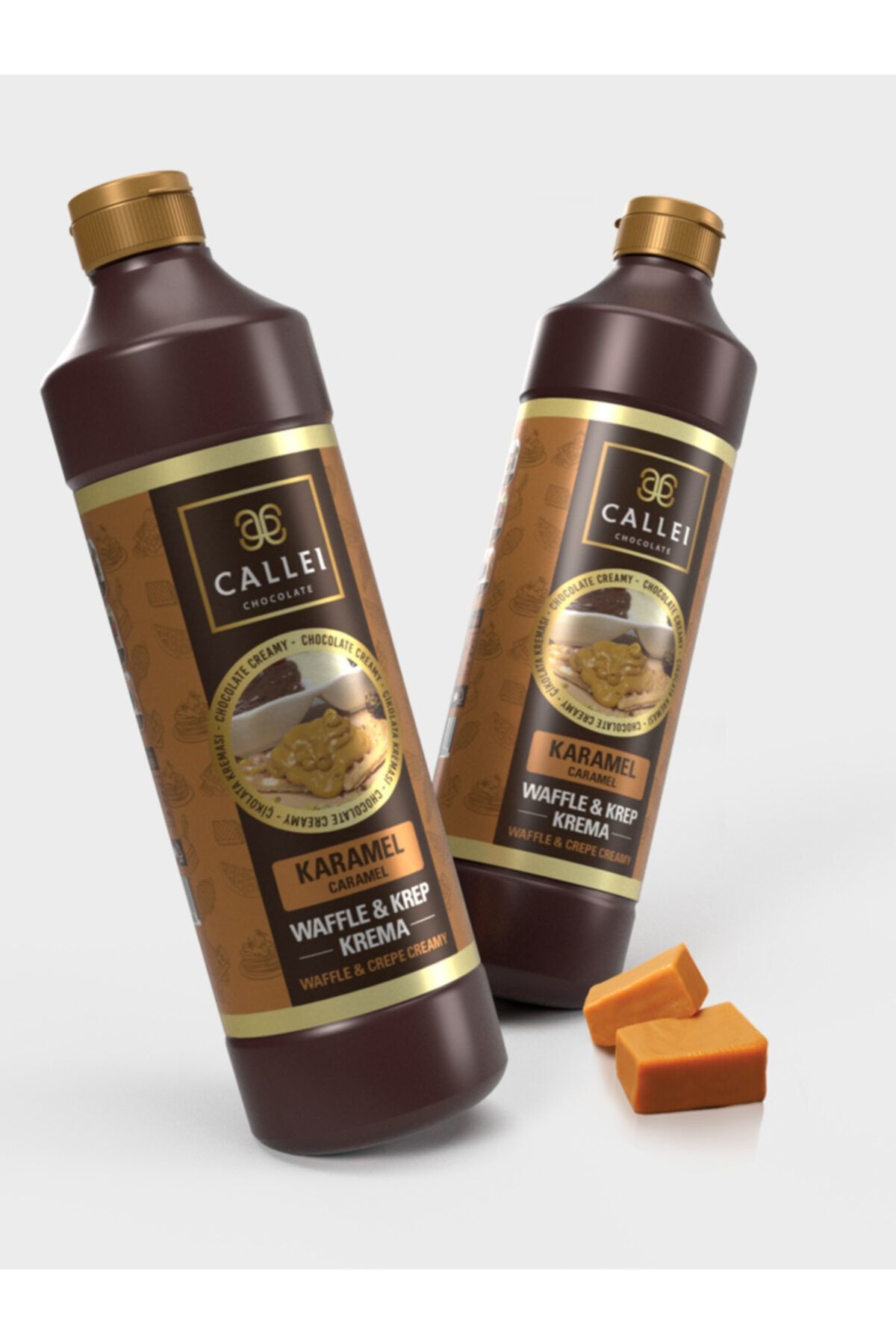 Waffle & Krep & Pankek Sos Karamel 1000gr